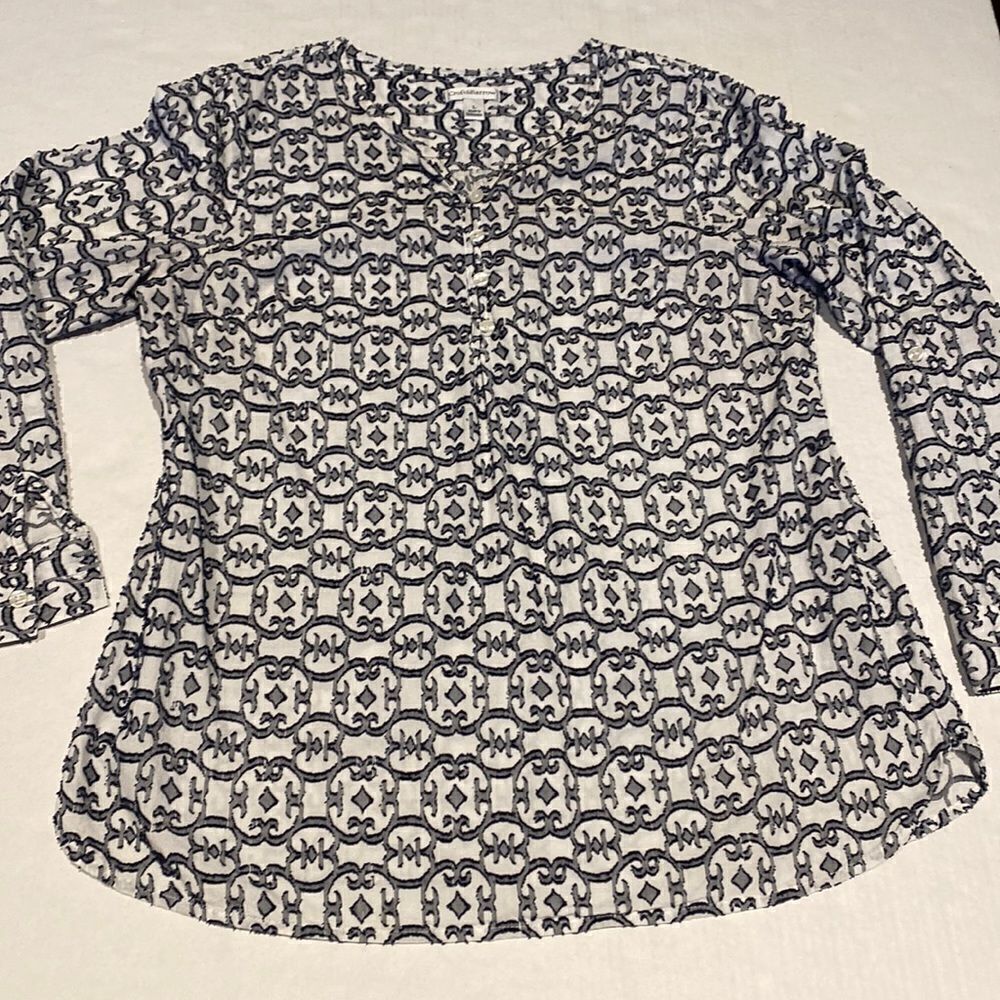 Croft & Barrow pullover long sleeve top size large